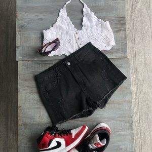 Crochet Tank (shorts/ shoes not included)
